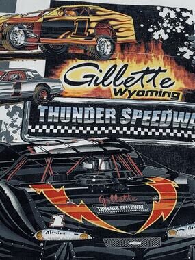 2008 Gillette WY Thunder Speedway Points Standing Dirt Late Model TShirt XL READ
